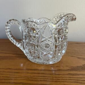 Vintage 1930s Rotec Clear by McKee Creamer Marked PRES CUT - READ